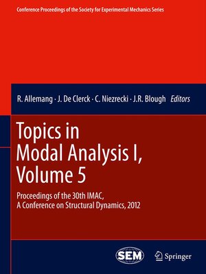 cover image of Topics in Modal Analysis I, Volume 5